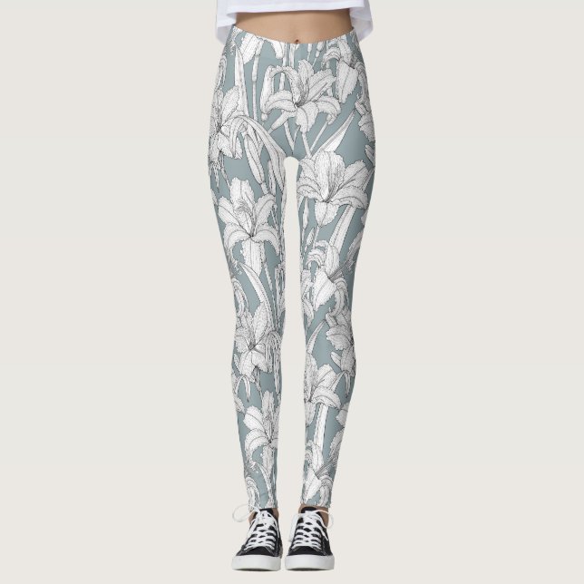 Daylilies Leggings (Framsida)