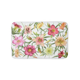 Daylilies överallt badrumsmatta