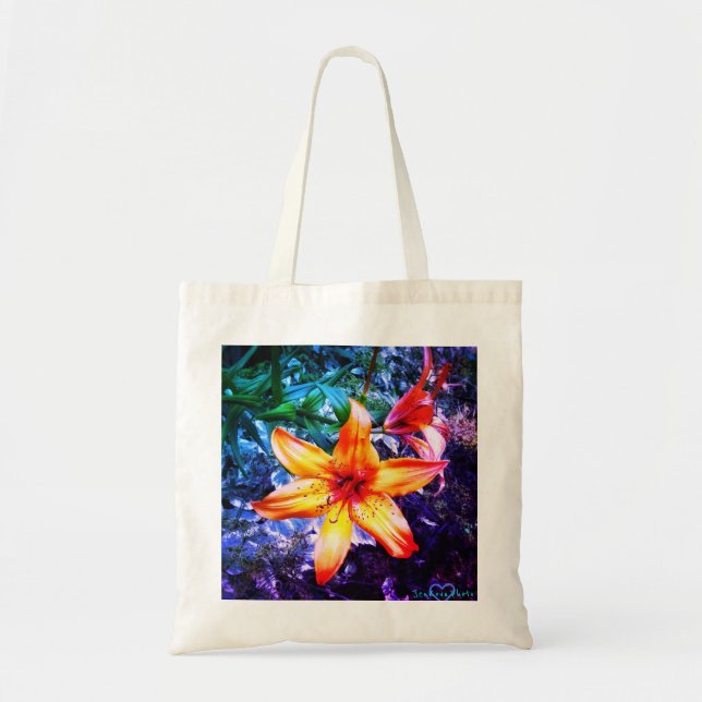 DAYLILLY-REGNBÅGETOTO TYGKASSE (Framsidan)