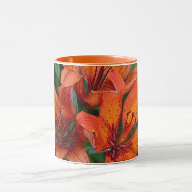 Daylily Botanical Print, Canadian Photography Mugg (Center)