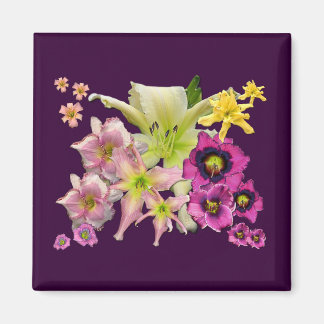 Daylily Collage Magnet