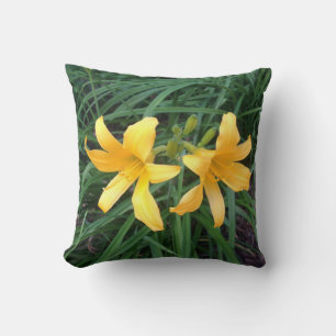 DAYLILY "Downey" Guld Duo — Kudde
