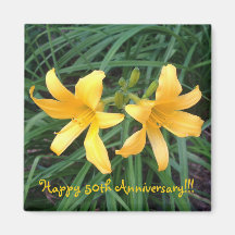 DAYLILY "Downey" Guld Duo —