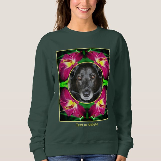 Daylily Flower Ram Skapar ditt eget foto T Shirt (Framsida)