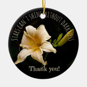 Daylily Julgransprydnad Keramik