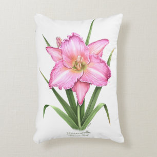 Daylily - ultimat rosa prydnadskudde