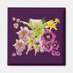 DaylilyCollage Magnet