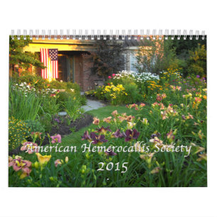 Daylilykalender för 2015 AHS Kalender
