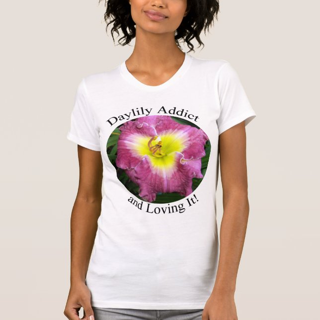 Daylilyknarkareskjorta T Shirt (Framsida)