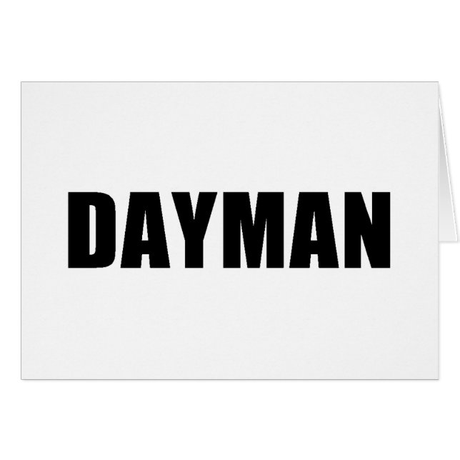 Dayman - Fighter of the Nightman Hälsningskort (Framsidan Horizontal)