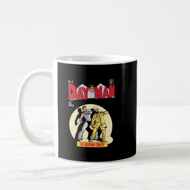 Dayman - Nightman Cometh Classic T-Shirt Kaffemugg (Vänster)