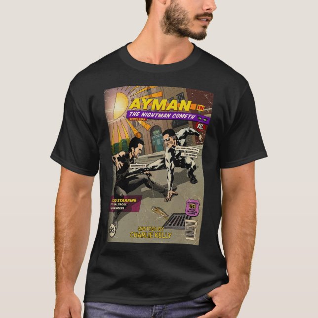 Dayman Tecknad  T Shirt (Framsida)