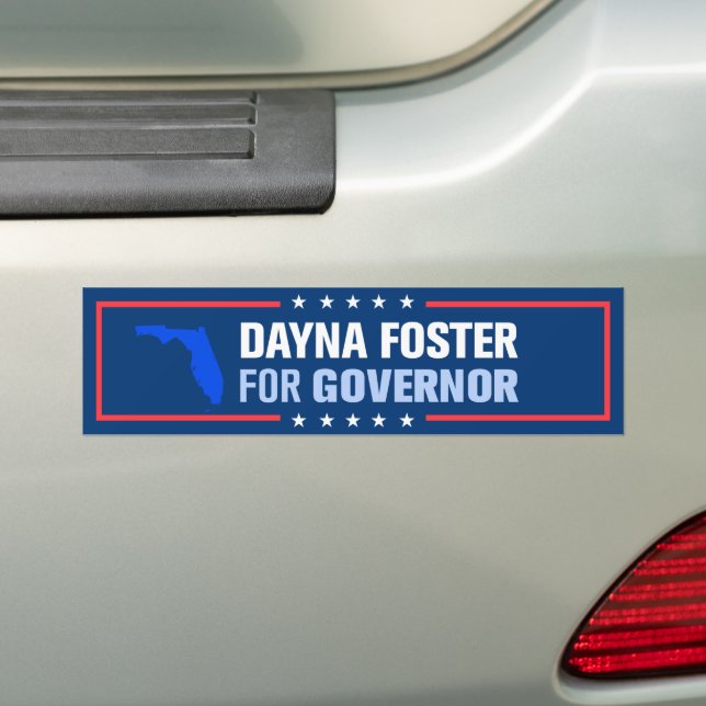 Dayna Foster för Floridas guvernör Bildekal (På Bil)