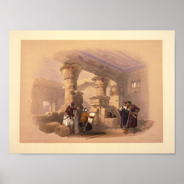 Dayr el Medeeneh—Thebes Poster (Framsidan)