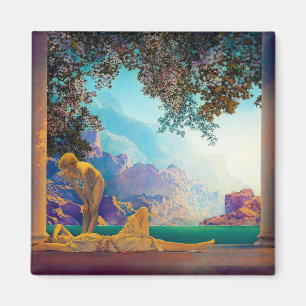 Dayrast, 1922 av Maxfield Parrish Magnet