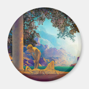 Dayrast, 1922 av Maxfield Parrish Magnet