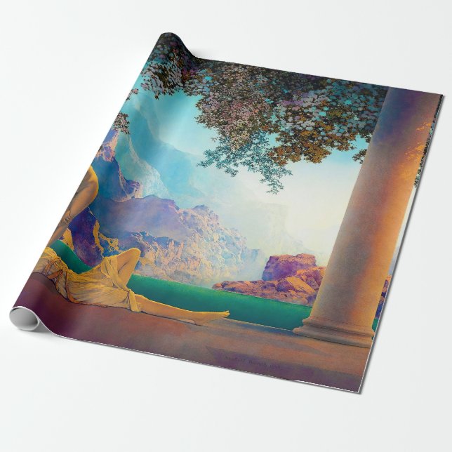 Dayrast, 1922 av Maxfield Parrish Presentpapper (Utrullad)