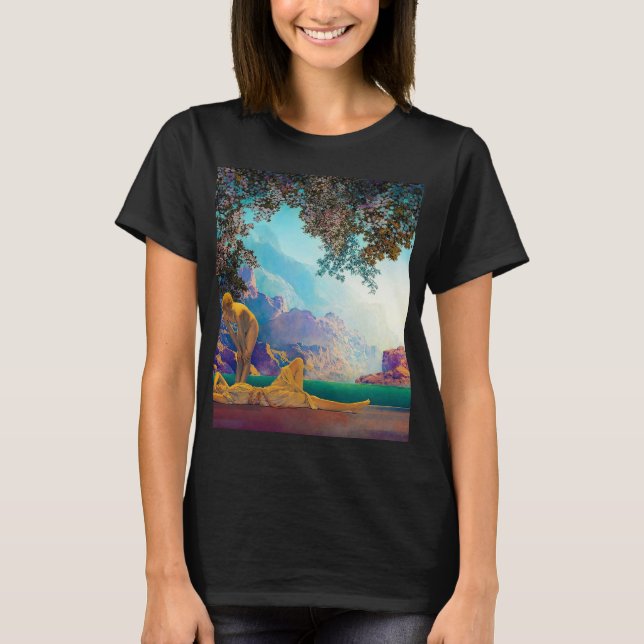 Dayrast, 1922 av Maxfield Parrish T Shirt (Framsida)