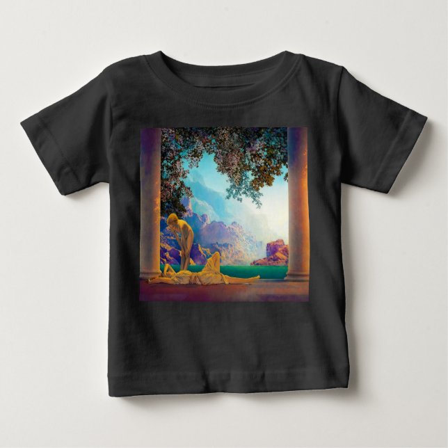 Dayrast, 1922 av Maxfield Parrish T Shirt (Framsida)