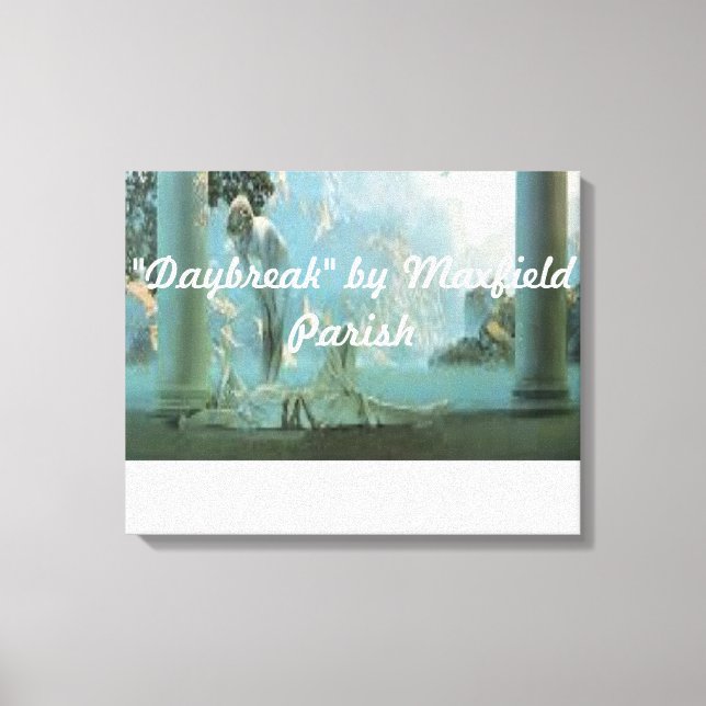 "Dayrast" av Maxfield parish lindad canvas (Framsida)