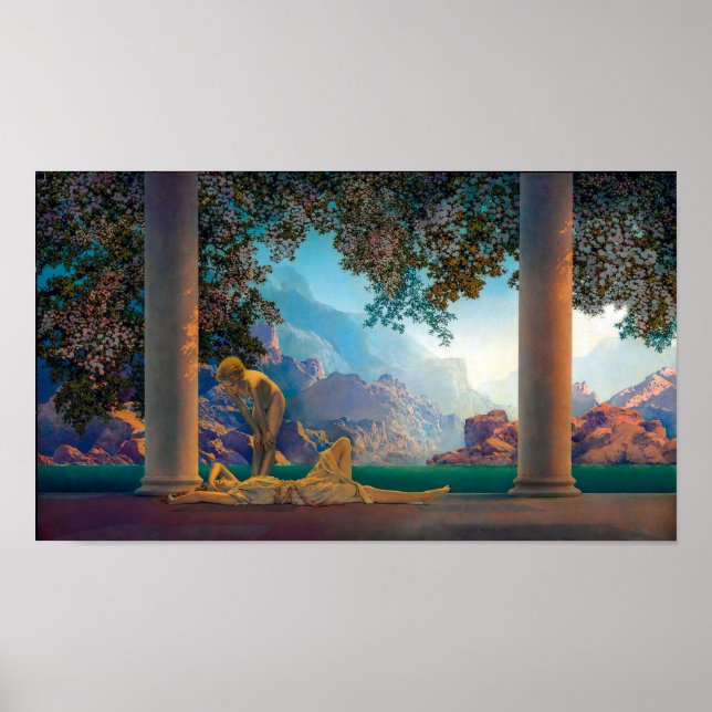 Dayrbrytning | Maxfield Parrish | Poster (Framsidan)