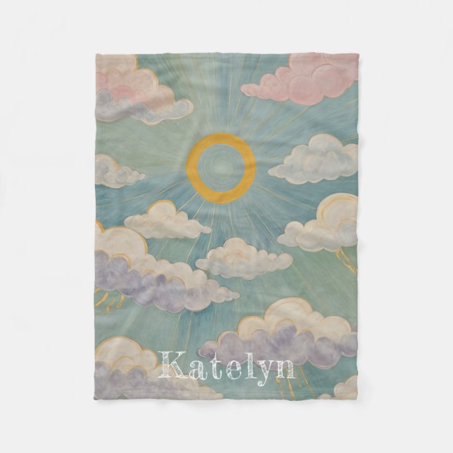 Dayrons Embrace-Personlig Fleecefilt (Framsidan)