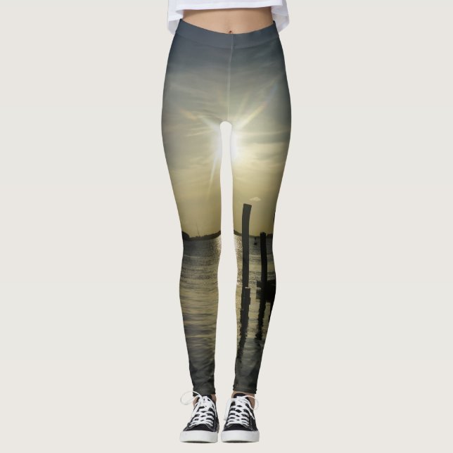 Days End At Cooper River Leggings (Framsida)