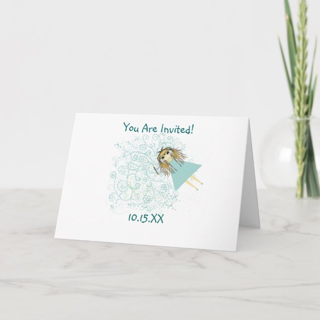 Days Fairy Födelsedagsfest Tack Kort (Framsida)