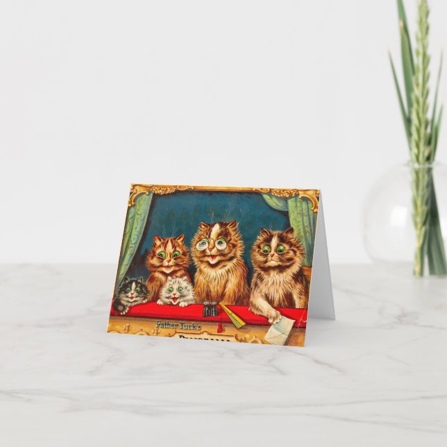 Days in Catland with Louis Wain by Louis Wain Tack Kort (Framsida)