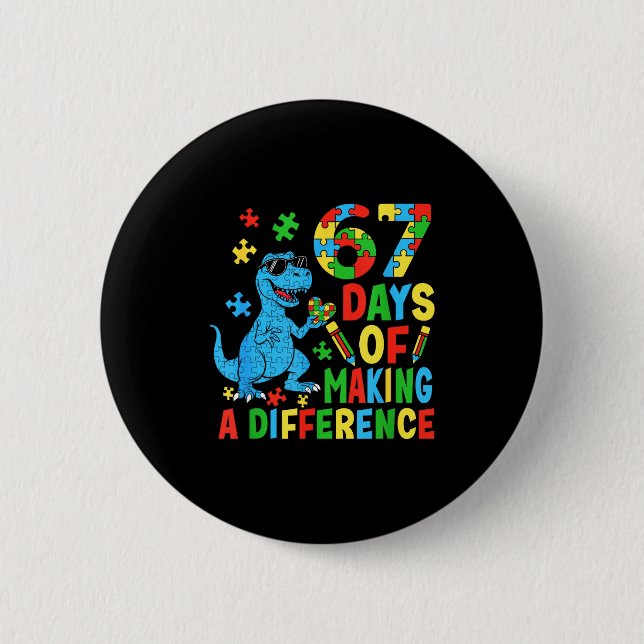 Days Of Making A Difference Dinosaur Autism Teache Knapp (Framsida)