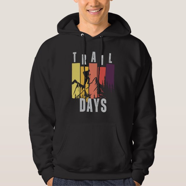 Days of trail   adventure trail hoodie (Framsida)