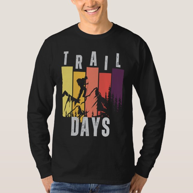 Days of trail   adventure trail t shirt (Framsida)
