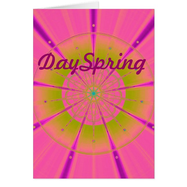 DaySpring Hälsningskort (Framsidan)