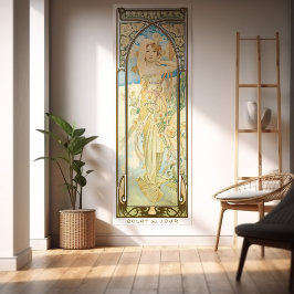 Daytime Dash Art nouveau Poster set 2/4 av Mucha