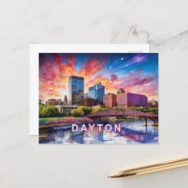 Dayton Abstrakt Art Vykort