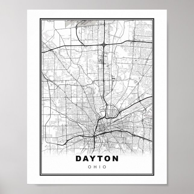 Dayton Karta Poster (Framsidan)