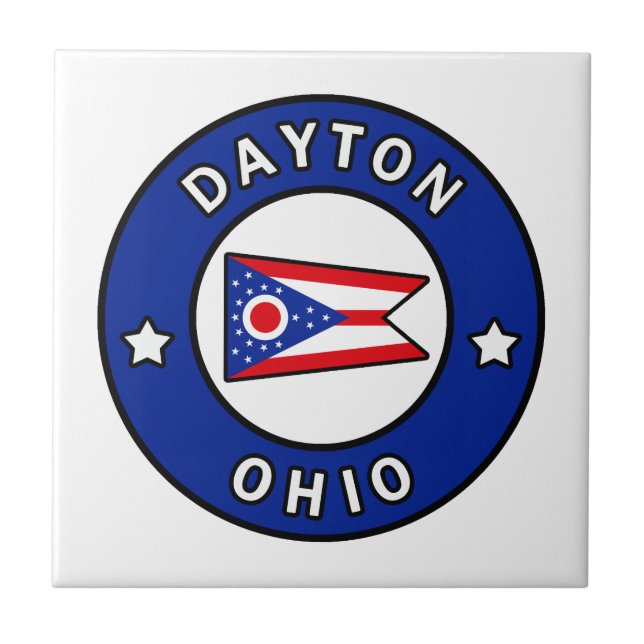 Dayton Ohio Kakelplatta (Framsidan)