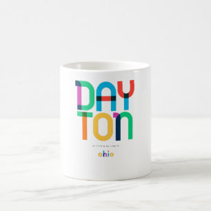 Dayton Ohio Mid Century, Pop Art Kaffemugg