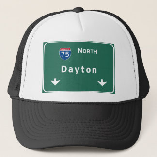 Dayton Ohio oh Interstate huvudvägmotorväg: Truckerkeps