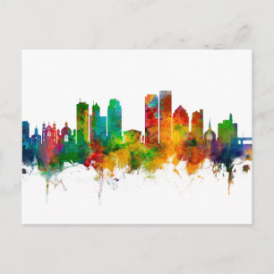 Dayton Ohio Skyline Vykort