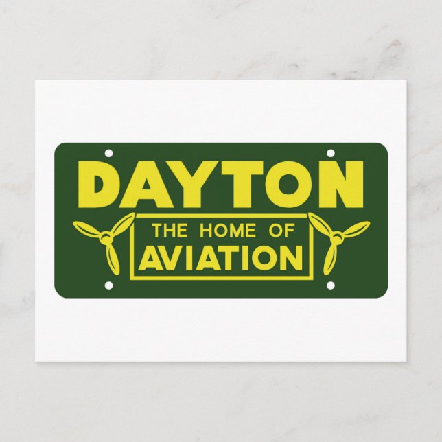 Dayton Ohio Vykort (Framsida)