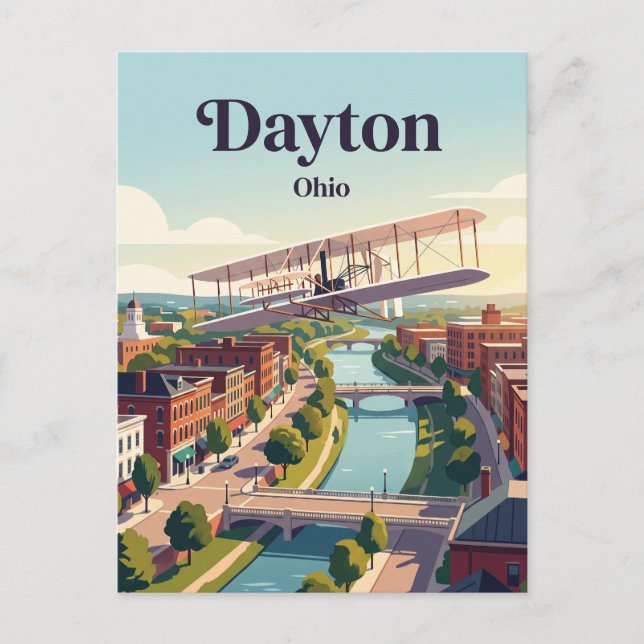 Dayton, Ohio Vykort (Framsida)