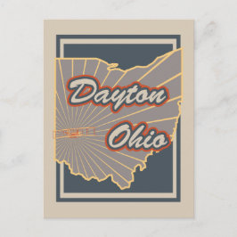 Dayton, Ohio-vykort - Resepostkort v2 Vykort
