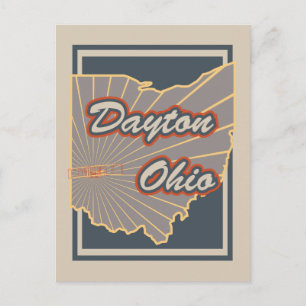 Dayton, Ohio-vykort - Resepostkort v2 Vykort