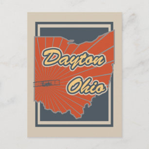 Dayton, Ohio-vykort - vykort för resor