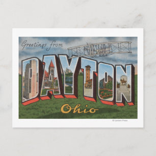 Dayton, Ohio (Wright Brothers Flygplan) Vykort