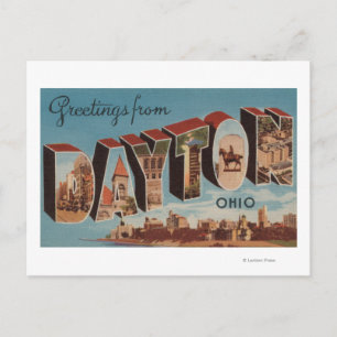 Dayton, OhioLarge Brev ScenesDayton, OH Vykort