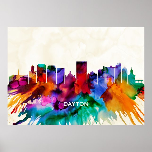 Dayton Skyline Poster (Framsidan)