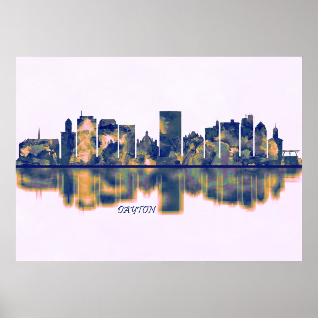 Dayton Skyline Poster (Framsidan)
