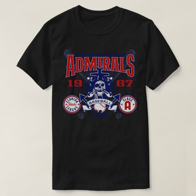 Daytona Beach Amirals T Shirt (Design framsida)